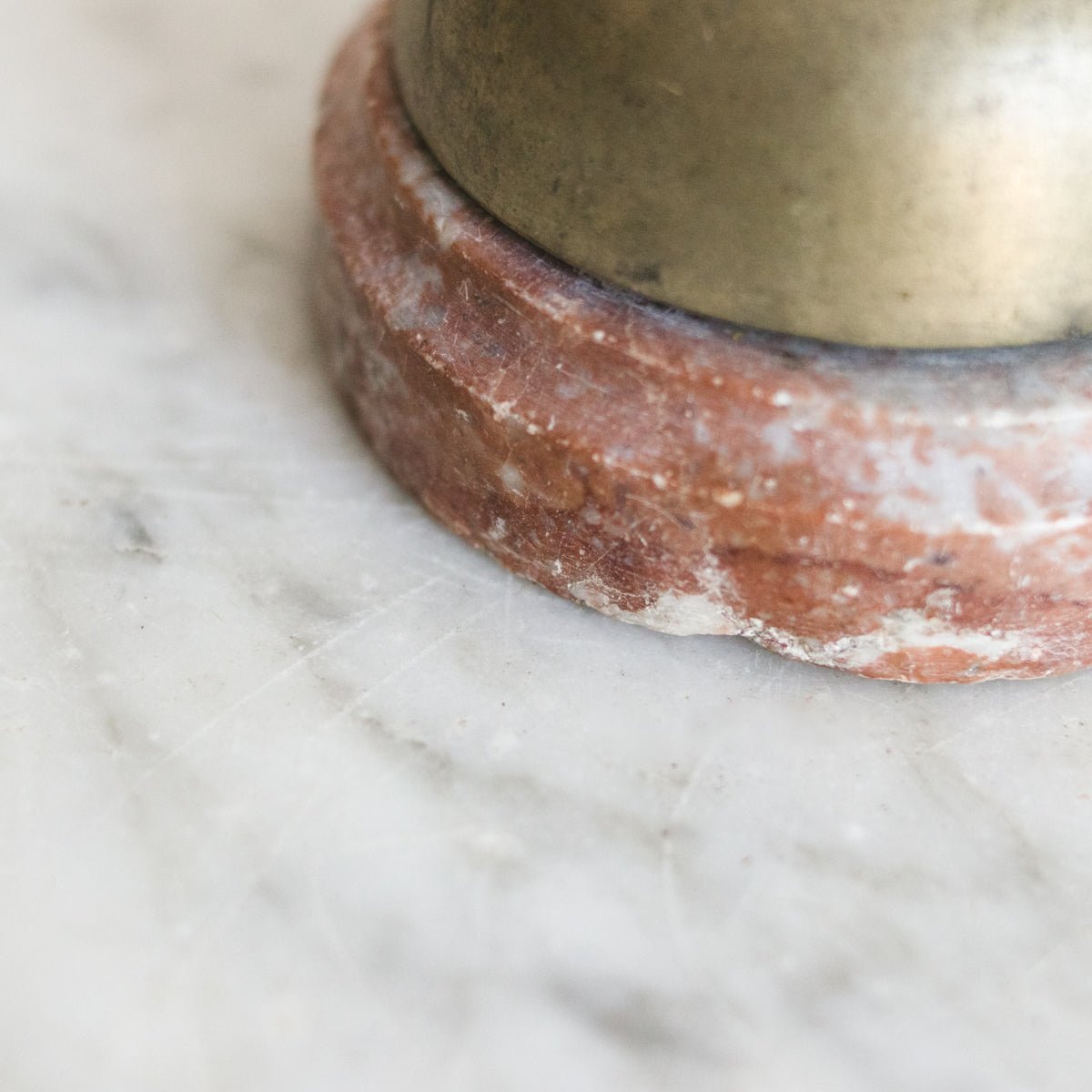 Antique Brass Hotel Bell