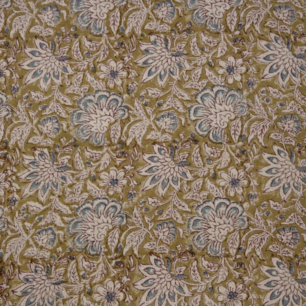 Block Print Pillow Cover | Kundan Stone