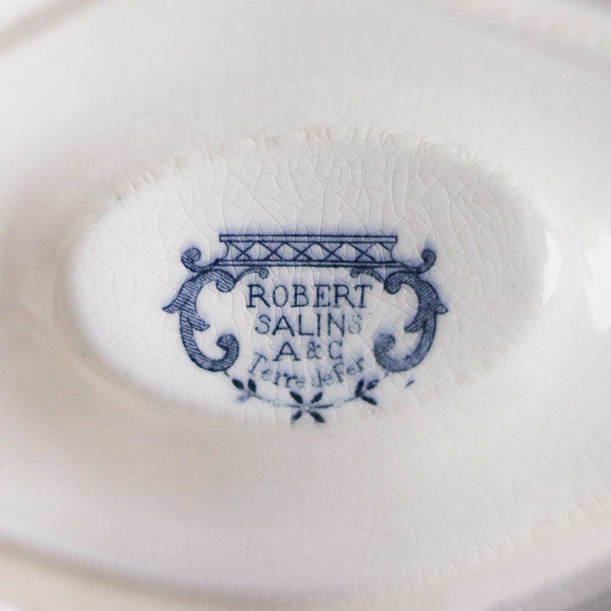 Vintage Transferware Gravy Boat