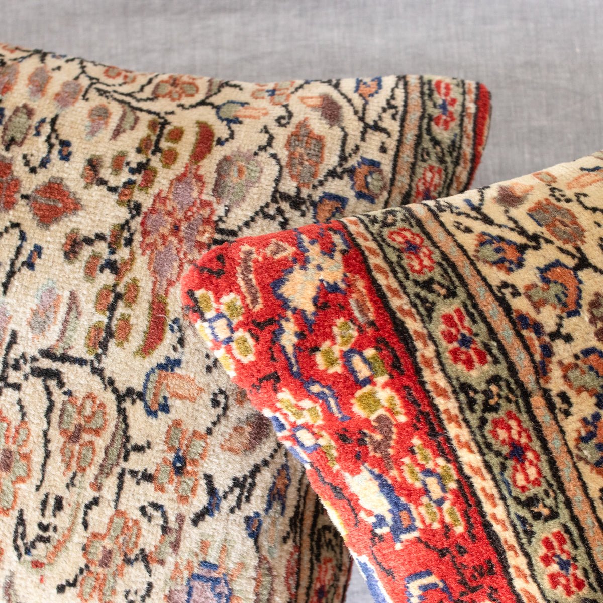 Vintage Tufted Rug Pillow | Croix