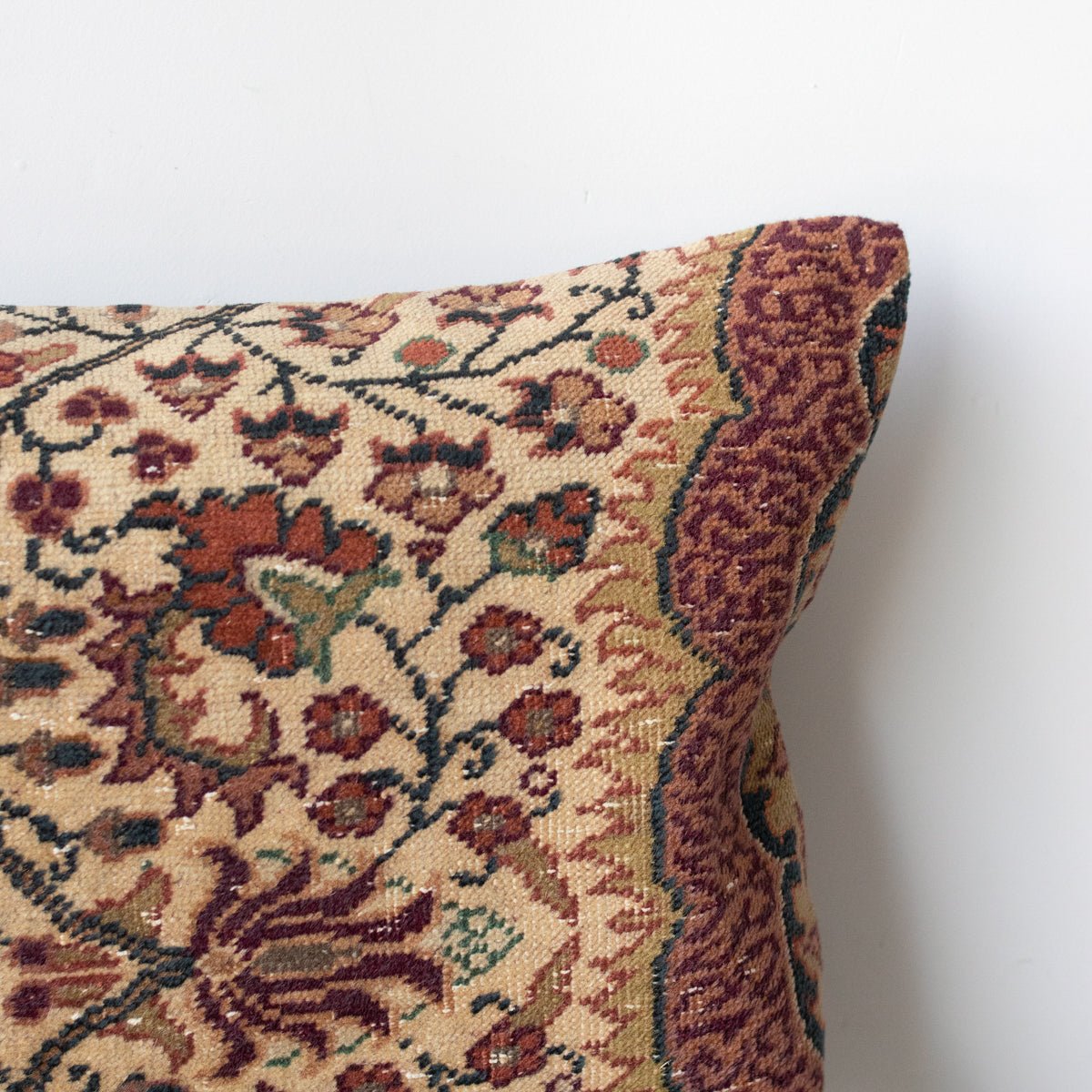 Vintage Tufted Rug Pillow | Millau