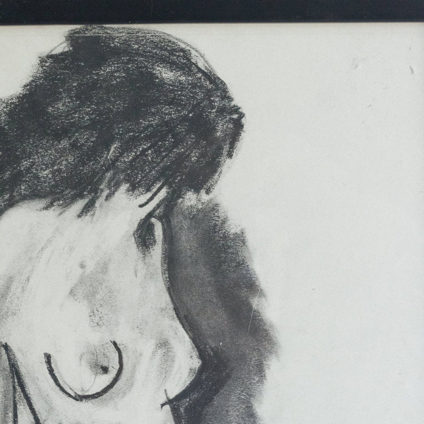 Abstract Standing Nude Drawing