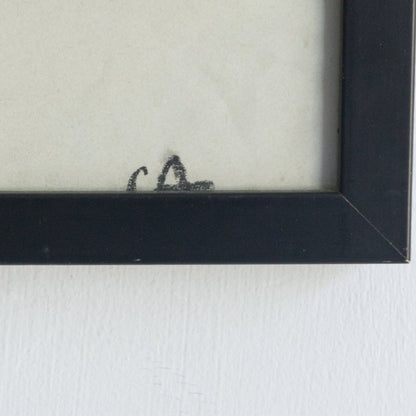 Abstract Standing Nude Drawing