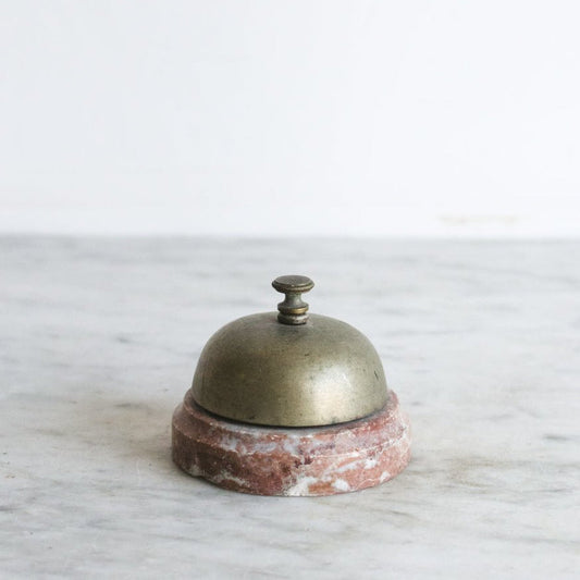 Antique Brass Hotel Bell