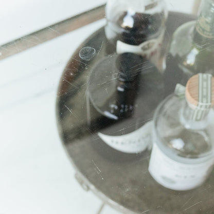 Antique Brass Side Table