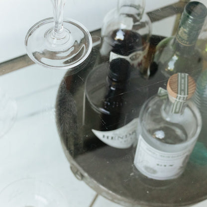 Antique Brass Side Table