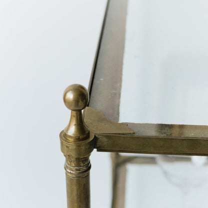 Antique Brass Side Table