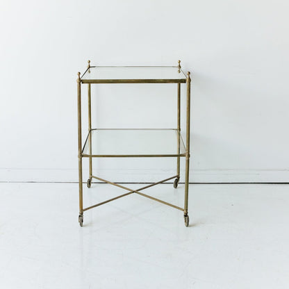 Antique Brass Side Table