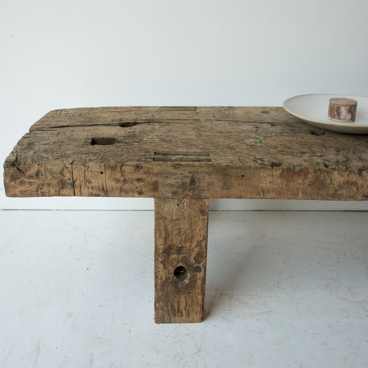 Antique Brutalist Coffee Table