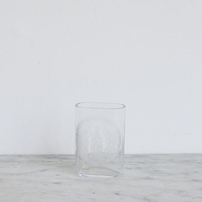 Antique Etched Vichy Glass