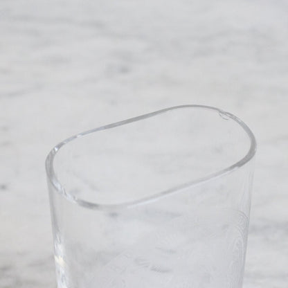 Antique Etched Vichy Glass