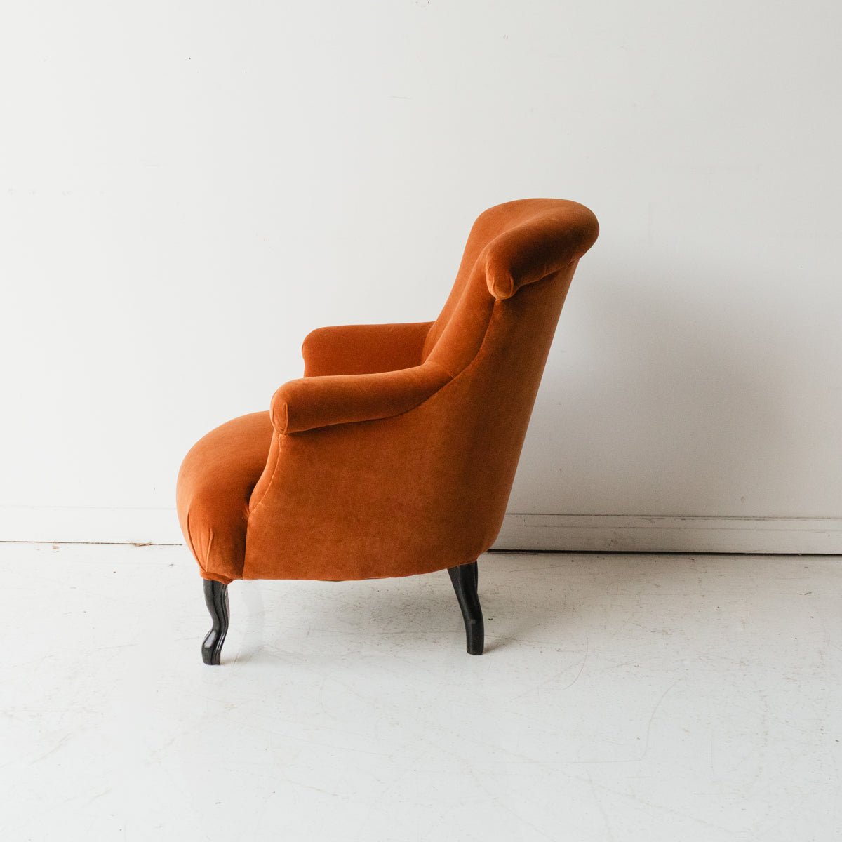 Block Print Crapaud Chair | Copper Velvet