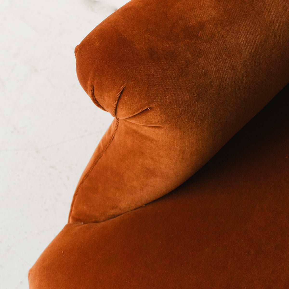 Block Print Crapaud Chair | Copper Velvet