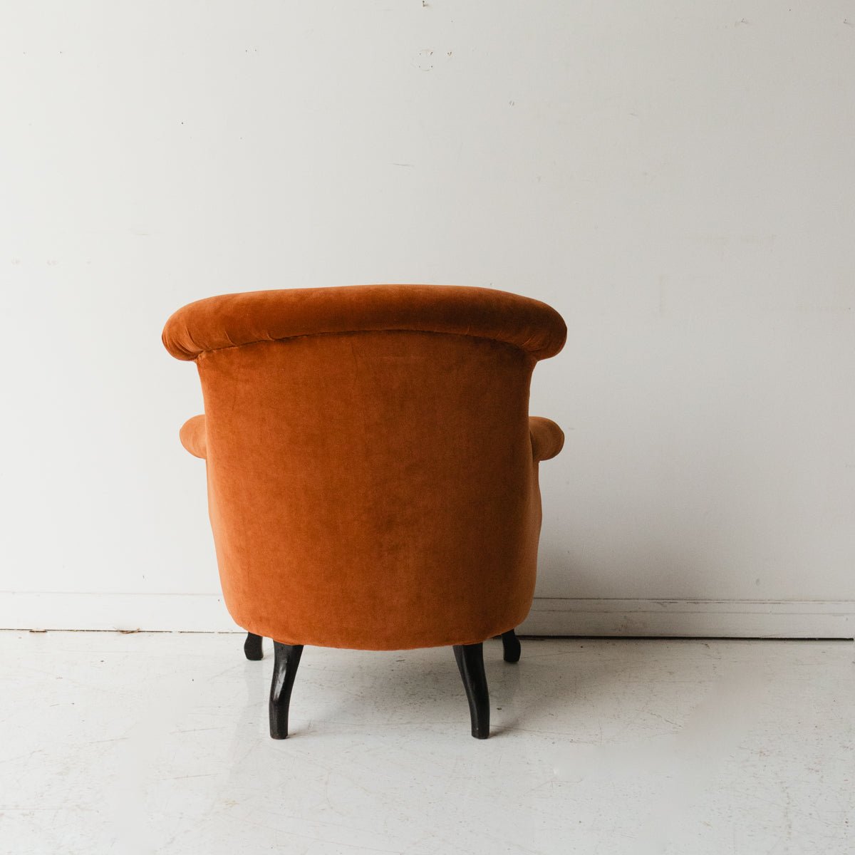 Block Print Crapaud Chair | Copper Velvet