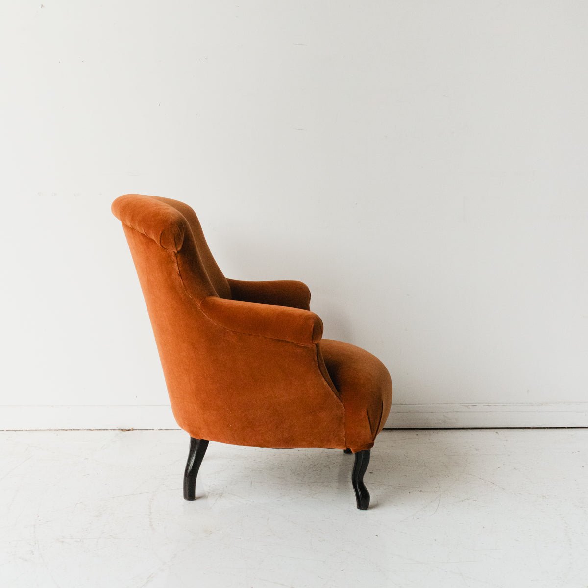 Block Print Crapaud Chair | Copper Velvet