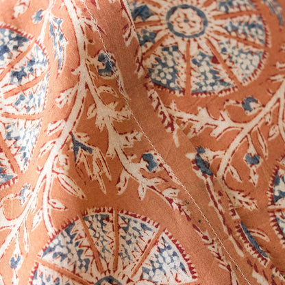 Block Print Pillow Cover | Karuna Saffron