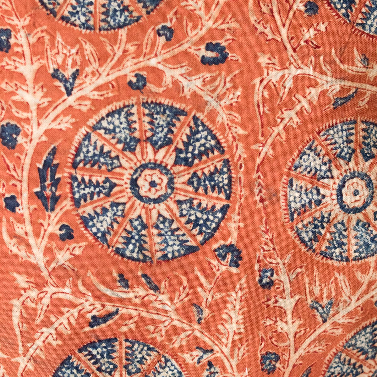 Block Print Pillow Cover | Karuna Saffron