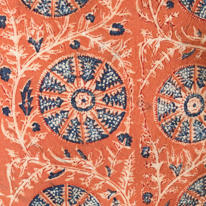 Block Print Pillow Cover | Karuna Saffron