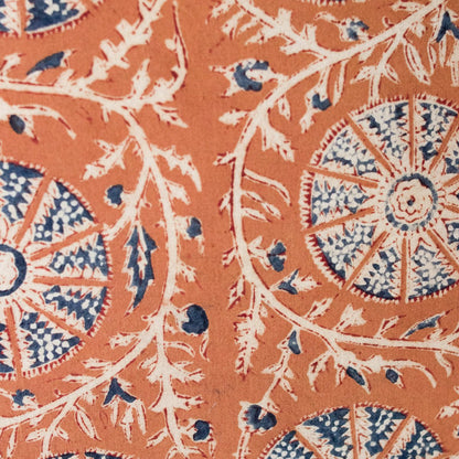 Block Print Pillow Cover | Karuna Saffron