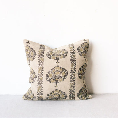 Block Print Pillow Cover | Mour Coco