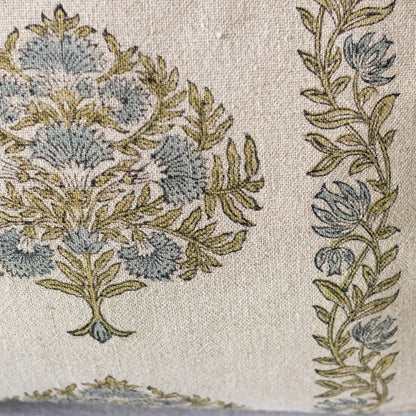 Block Print Pillow Cover | Mour Mustard