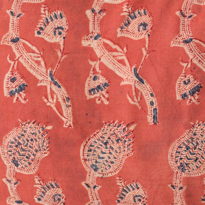 Block Print Pillow Cover | Rupa Saffron