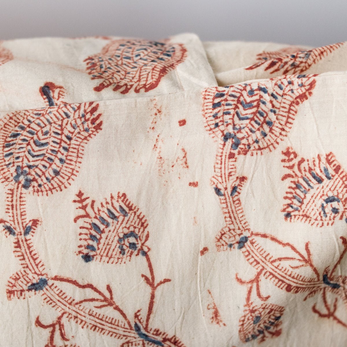Block Print Pillow Cover | Rupa Tan