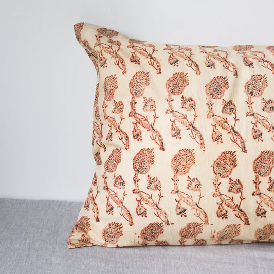 Block Print Pillow Cover | Rupa Tan