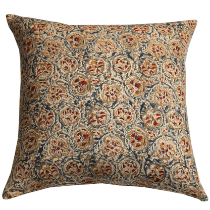 Cotton Block Printed Pillow Cover | Adah Mela