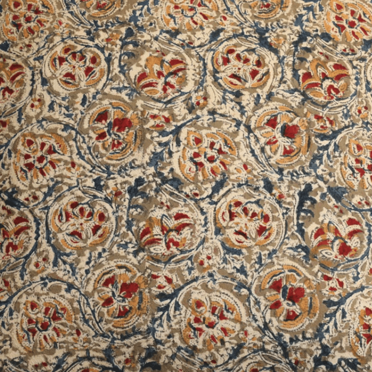 Cotton Block Printed Pillow Cover | Adah Mela