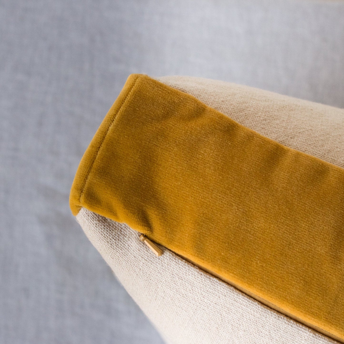 Emile Velvet Gusset Pillow Cover