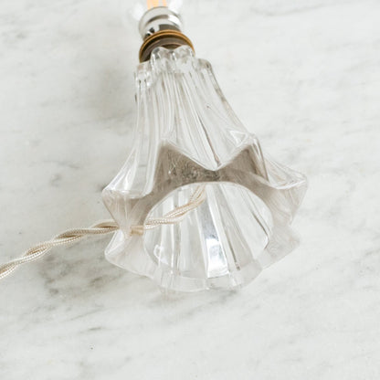 Fluted Crystal Accent Lamp