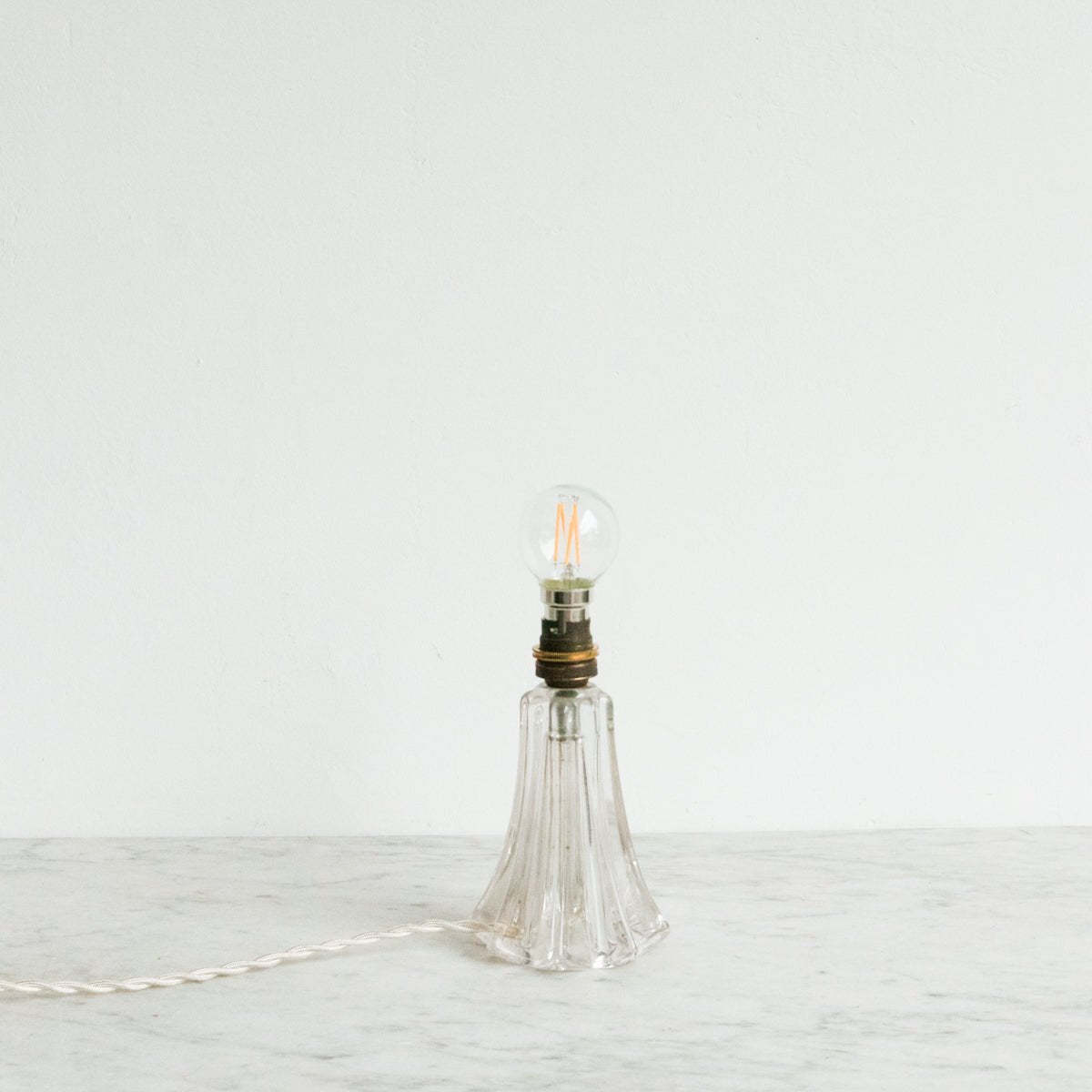 Fluted Crystal Accent Lamp