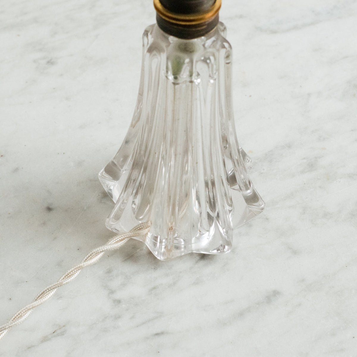 Fluted Crystal Accent Lamp