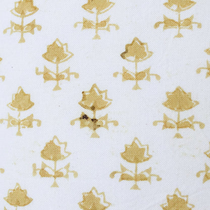 Hand Block Printed Pillow Cover | Juliette Gold