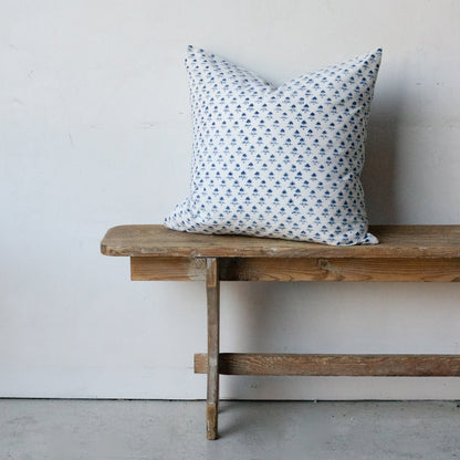 Hand Block Printed Pillow Cover | Juliette Indigo