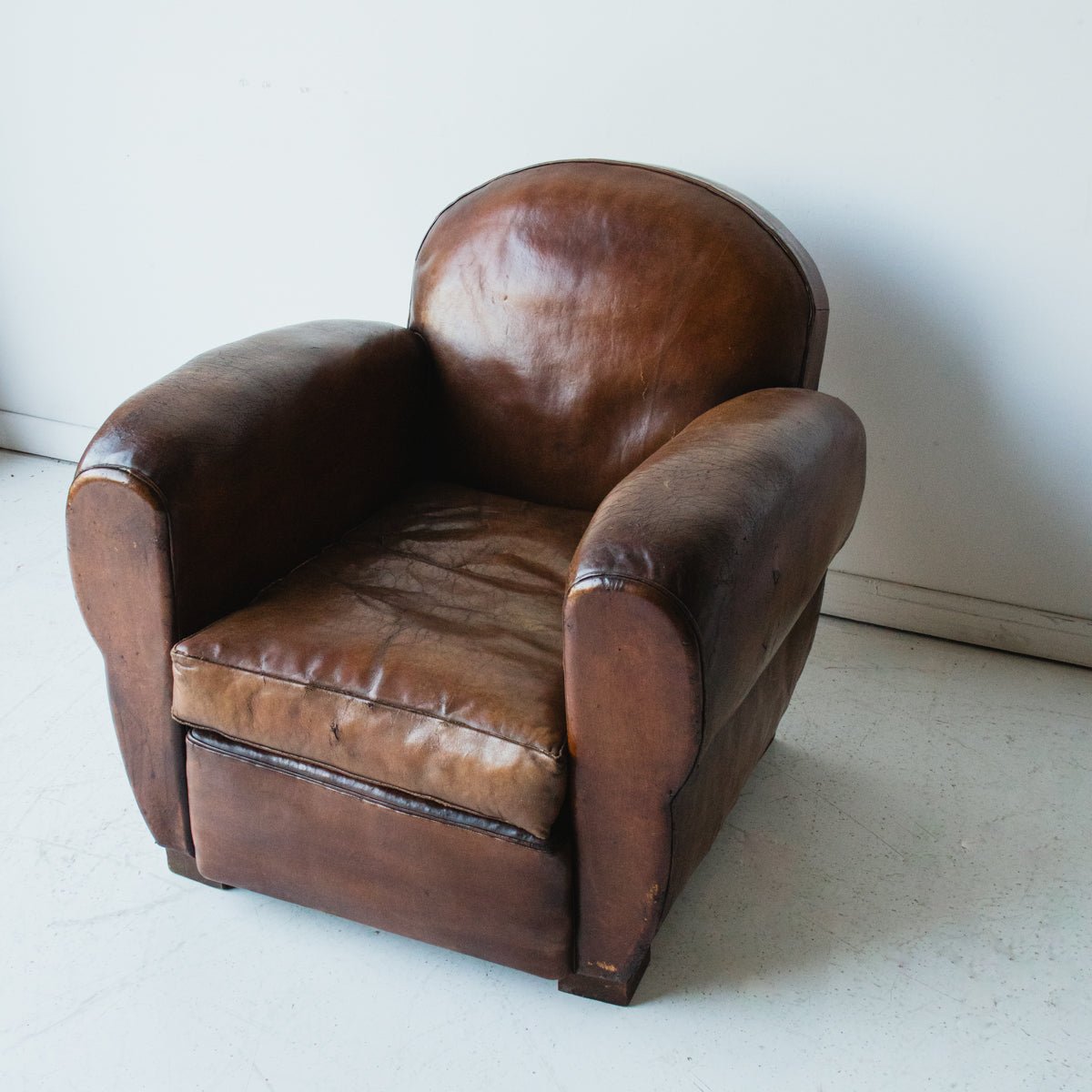 Antique Leather Club Chair