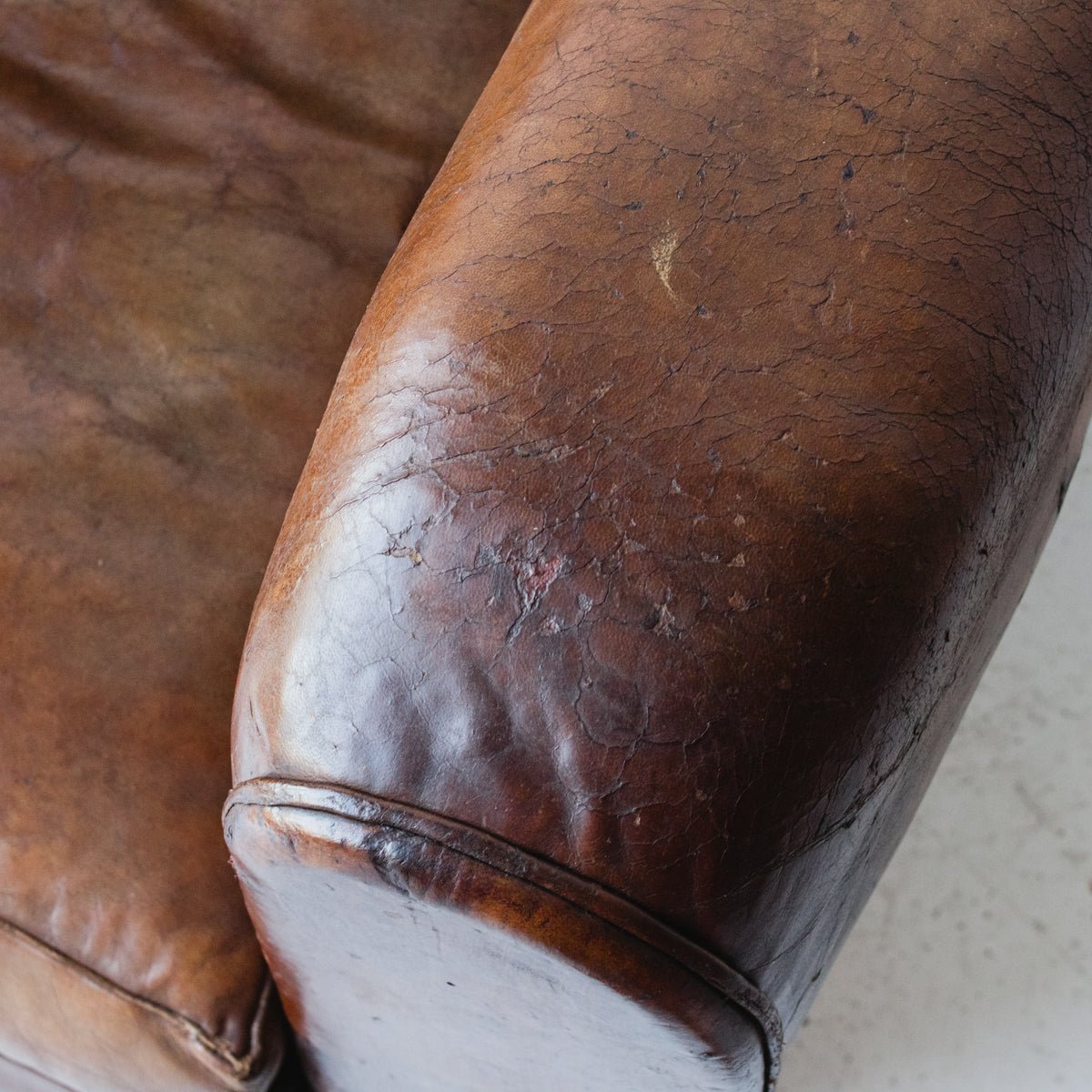 Antique Leather Club Chair
