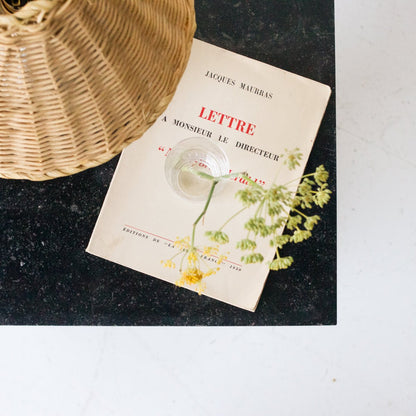 Marble Top Bedside Table