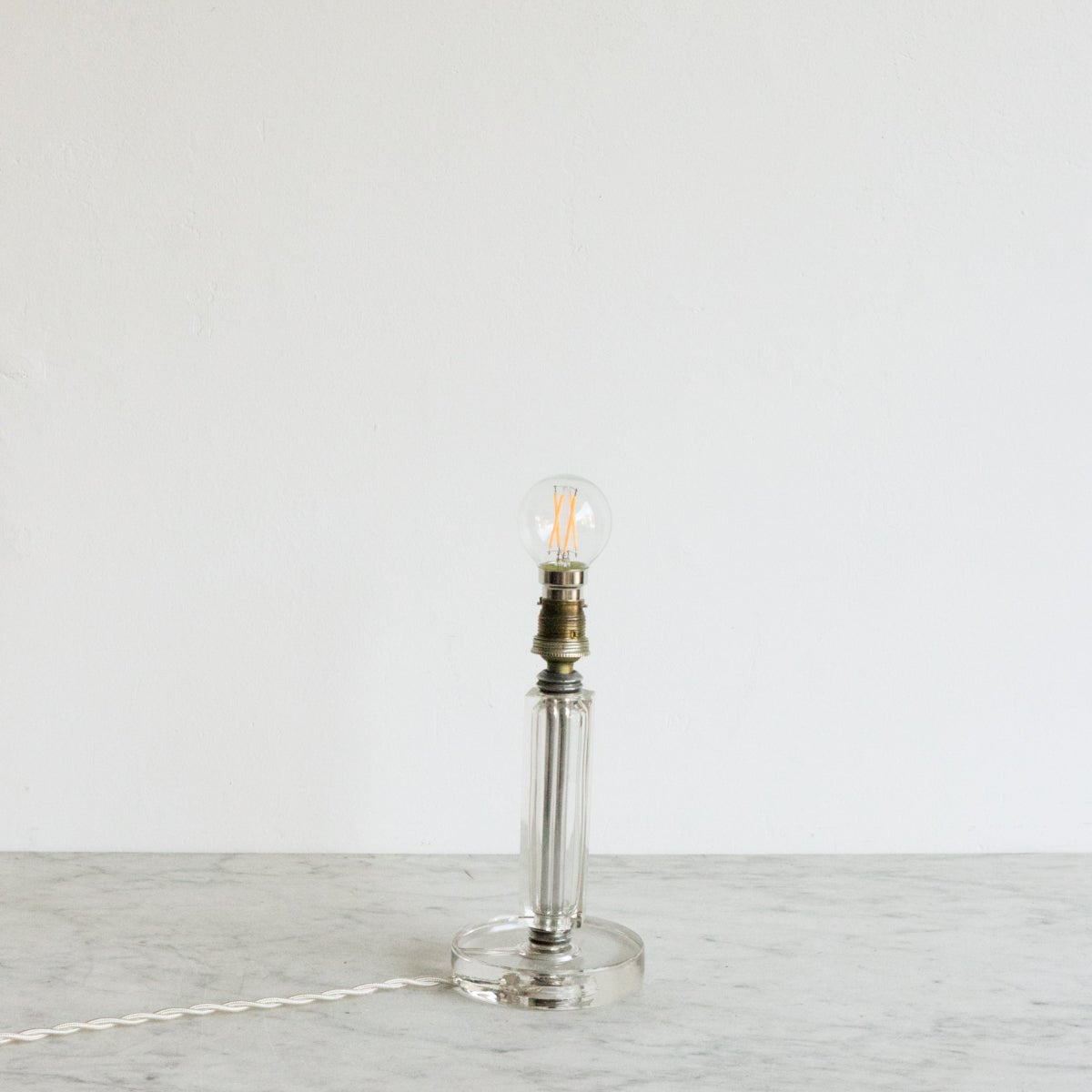 Mid-century Crystal Accent Lamp