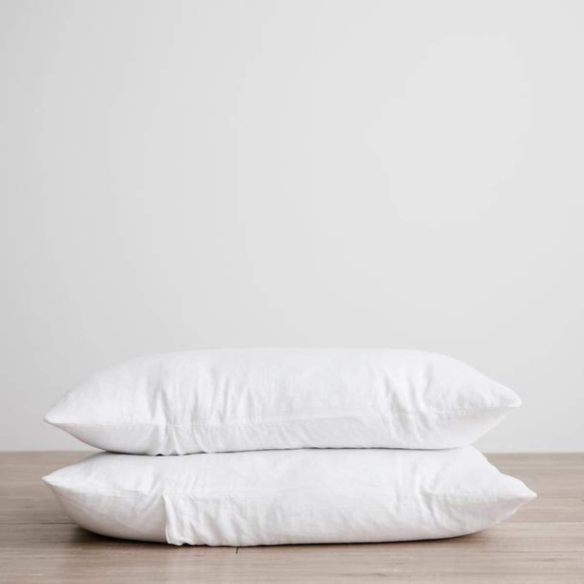 Pair of Washed Linen Pillowcases