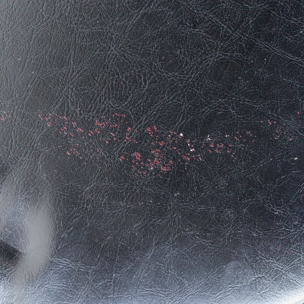 Petite Side Table with Leather Top