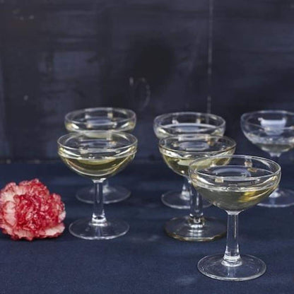 Simple Champagne Coupe Set Of 6