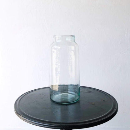 Tall Narrow Blown Glass Pickling Jar