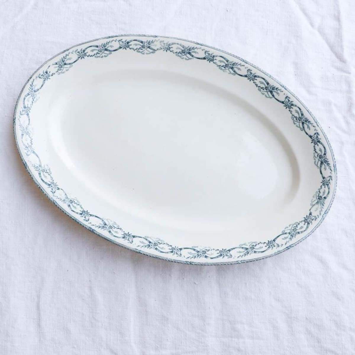 Transferware Oval Platter