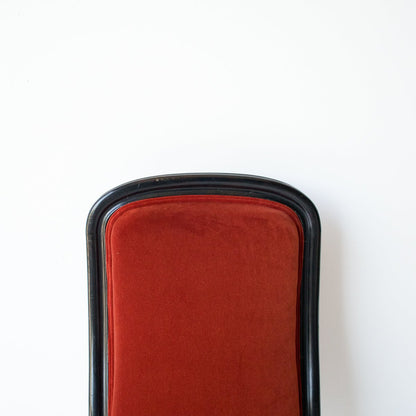 Velvet Napoleon III Chair