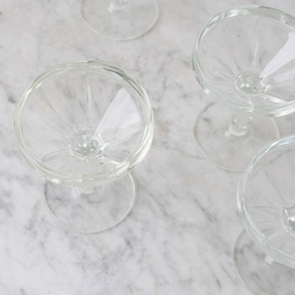 Vintage Bistro Coupe Set of 8