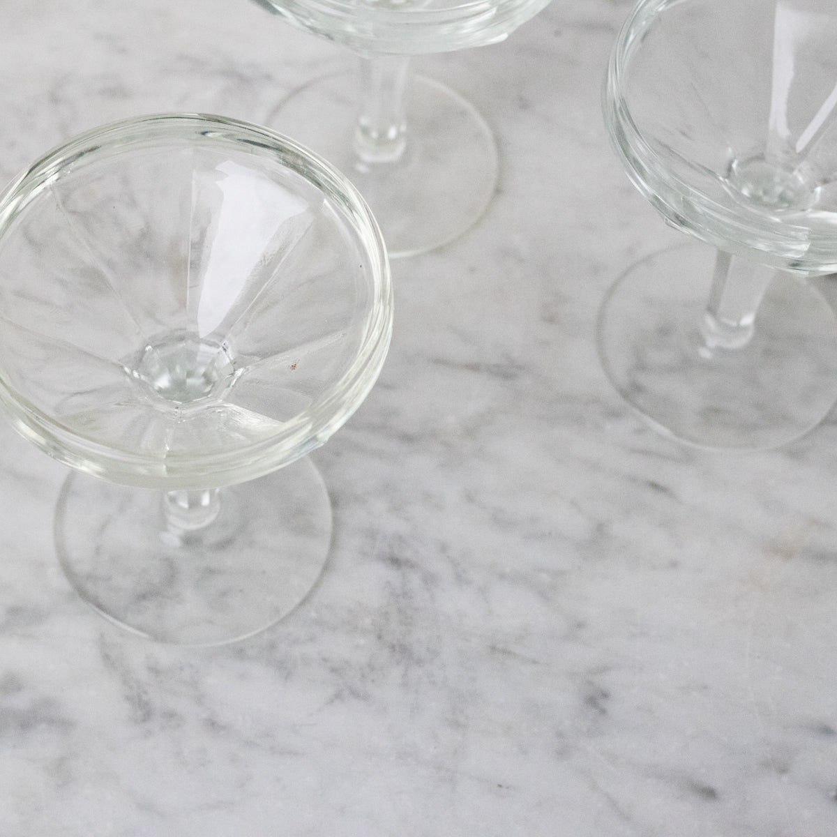 Vintage Bistro Coupe Set of 8