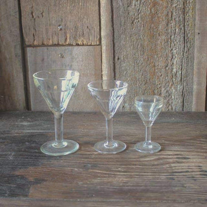Vintage Bistro Glass Set Of 2