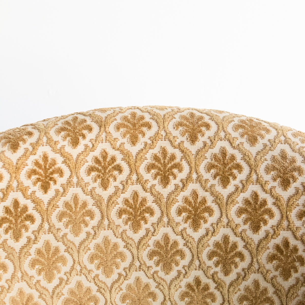 Vintage Chenille Crapaud Chair